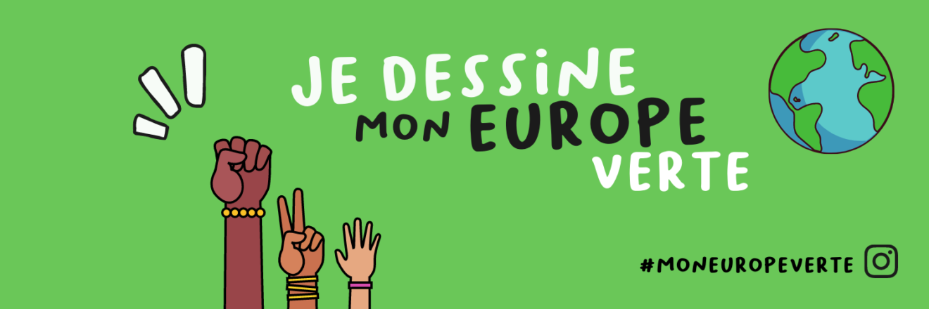 Ateliers en ligne ou en présentiel proposés par le CIDJ pour la fête de l'Europe dans le cadre du programme Je dessine #MonEuropeVerte