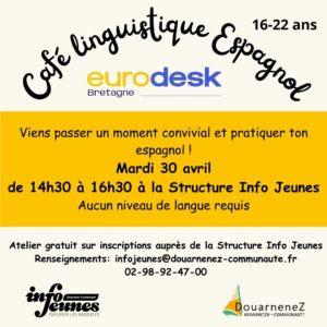 Café linguistique, Infojeunes Douarnenez Communauté