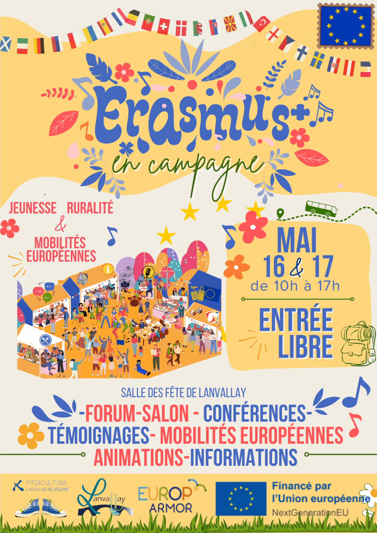 Retour sur les journées Erasmus + en camapgne