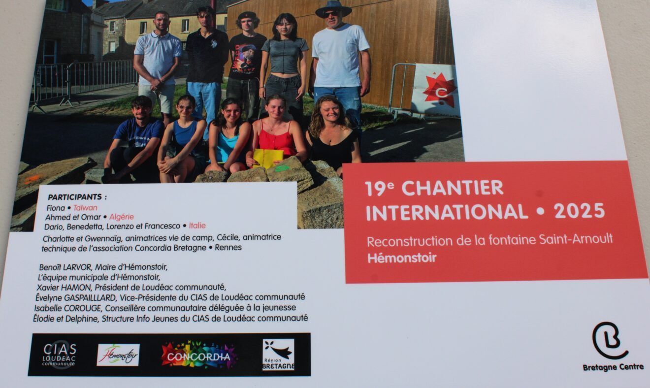 Retour sur le chantier de Jeunes à Loudéac
